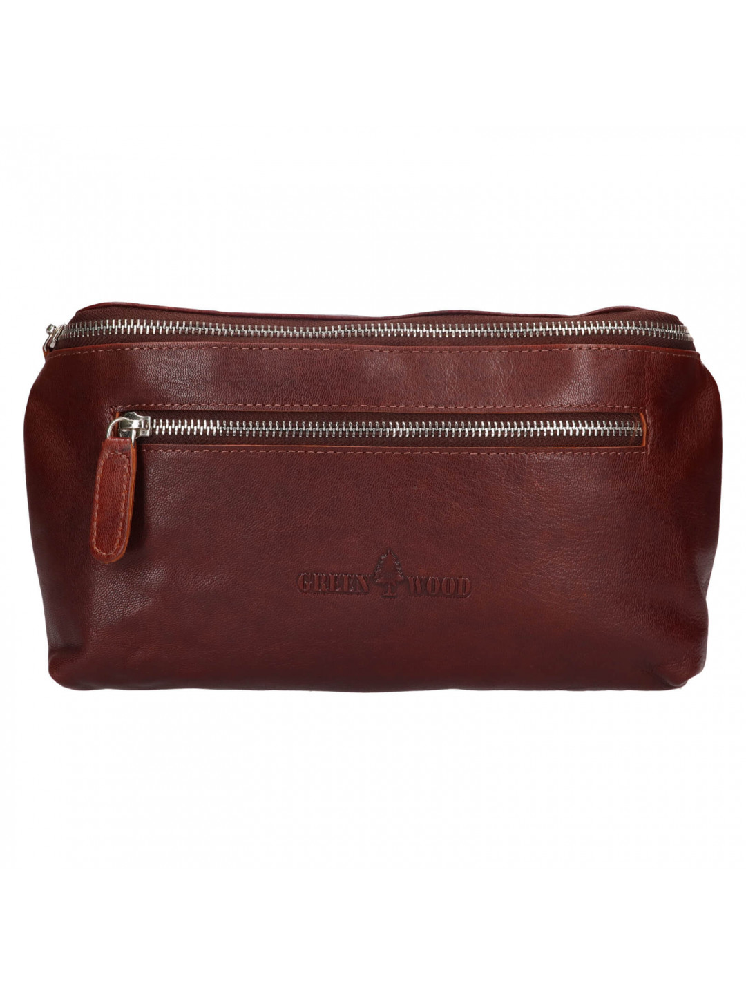 Kožená dámská ledvinka Greenwood Astrid – koňak